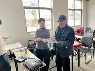 农行新泰孙村支行党支部：党旗引领进乡村 金融服务暖民心