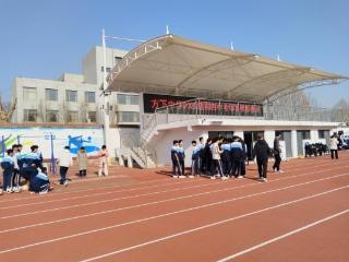 赛场逐光 以练备战——济南市莱芜区方下中心中学初四中考体育模拟检测顺利完成