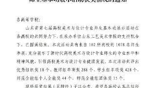 山东服装职业学院教师在山东省第七届高校美术与设计专业师生基本功展示活动中喜获佳绩