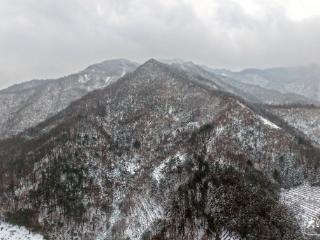雪染庐江牛王寨，合肥之巅尽显北国风光