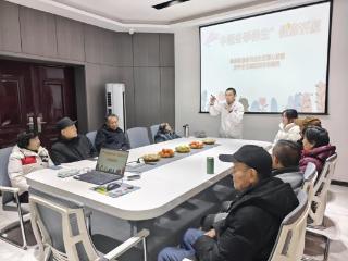 济宁市任城区阜桥街道新刘庄社区举办“中医冬季养生”健康讲座