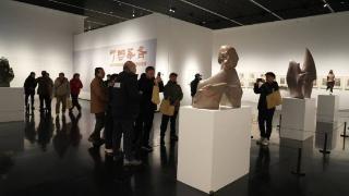 胥建国新理性主义美术实践展在郑州美术馆开幕