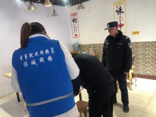 济宁市任城区安居街道靳庄社区开展禁燃禁放宣传活动