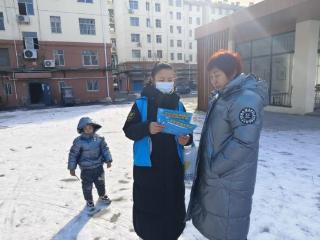 济宁市任城区阜桥街道后铺社区开展“守好群众钱袋子”反诈骗宣传活动