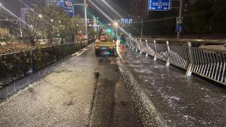 江宁综养中心全力开展扫雪防冻