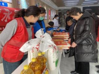 济宁市任城区金城街道永鑫社区：运河大集年味浓 金城惠民暖新春