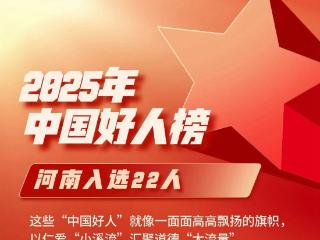 河南22人荣登2025年“中国好人榜”丨豫人为善
