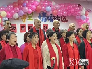 石家庄市裕华区彩虹源社区举办新年文艺汇演