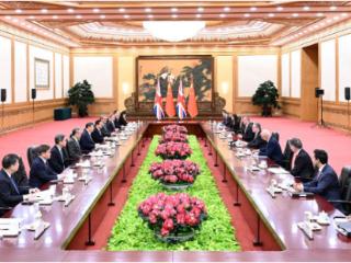 视频丨习近平会见英国首相：只要是符合国家和人民根本利益的正确的事 领导人就应当事不避难 勇往直前