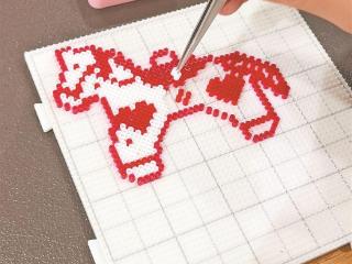 简单解压易分享 我市涌现一批线下拼豆店