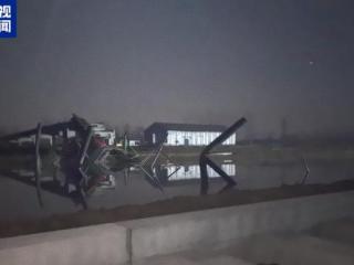 江苏响水连申线月港大桥垮塌已造成2人死亡3人失联