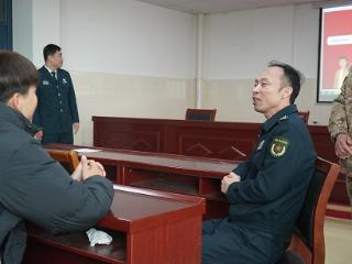 临沭县人武部到大兴镇检查指导征兵初检初审工作