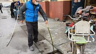 济宁市任城区阜桥街道后铺社区：网格巡查排隐患 处置管道解民忧