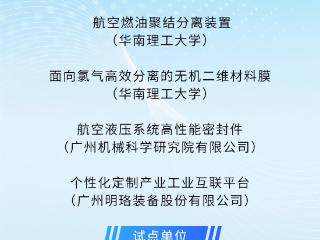 国家高技成果产业化试点名单公布！广州有7个成果和单位入选