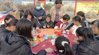 济宁市汶上县郭仓镇任仓村开展“非遗剪纸润童心”春节主题活动