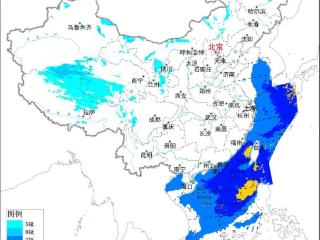 东部南部海域有大风 西南地区江汉江南等地有阴雨雪天气