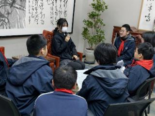 石家庄外国语学校开展“美术场馆青少年美育效能”社会实践活动