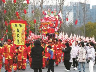 非遗板凳龙 巡游迎新春