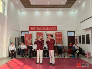 德州天衢新区长河街道八里庄社区开展“非遗戏曲进社区 戏韵文化暖人心”戏曲演出活动