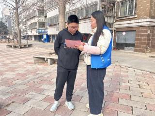 济宁市任城区南张街道满庄社区开展寒假安全“不打烊”宣传活动