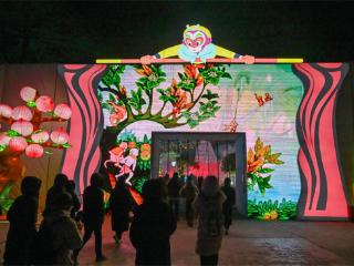 “冰灯+花灯”梦幻联动迎新春