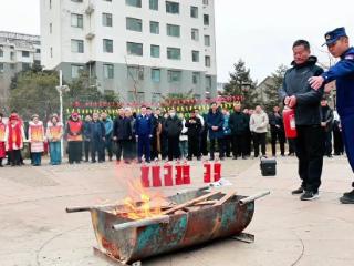 日照市开展高层住宅消防安全管理现场演练培训