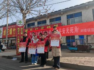 法治护航平安年 安全燃放记心间 —— 济宁市汶上县刘楼司法所开展烟花爆竹专项普法宣传活动