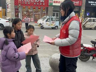 【培育和践行社会主义核心价值观】 送法进万家 平安过大年——泰山区徐家楼街道新华社区节前普法宣传活动
