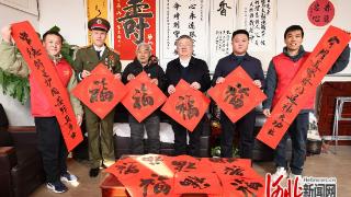 邢台广宗县笔墨传情温暖“全国最美退役军人”吴洪甫