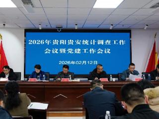 总结+部署！2026年贵阳贵安统计调查工作会议暨党建工作会议在贵阳召开