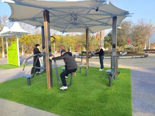 三明沙县龙湖智慧体育公园改造升级全新亮相 春节休闲健身遛娃好去处