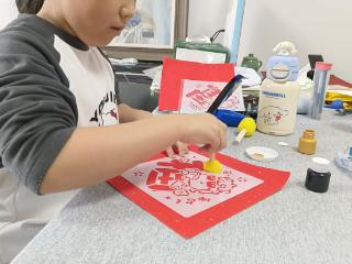 石家庄市胜利大街小学开展年俗实践活动