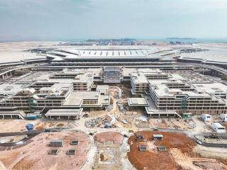 【网络中国节·春节】项目不停工 厦门翔安国际机场建设者春节坚守工程现场