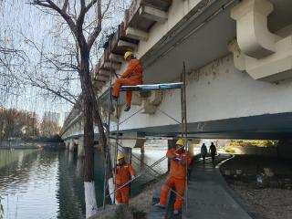 江宁综养中心开展常态化桥梁维修养护