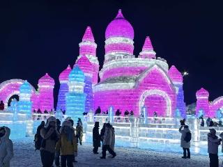 第二十七届哈尔滨冰雪大世界收官
