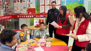 崇文社区开展烟花爆竹燃放安全集中宣传活动