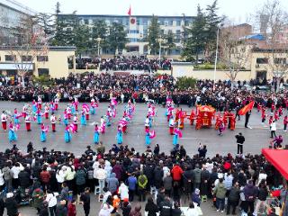 平山县举办2026年正月初十传统庙会巡游活动