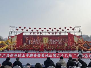 石家庄第十二届新春鼓王争霸赛在石家庄市藁城区举行