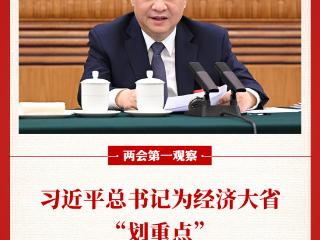两会第一观察｜习近平总书记为经济大省“划重点”