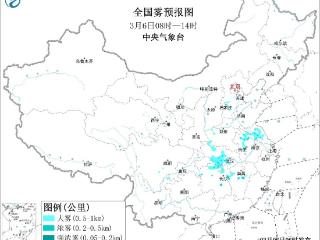 西南地区东部等地有阴雨天气 江苏安徽湖北等地有大雾