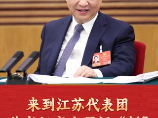 两会近镜头｜来到江苏代表团，总书记突出强调“新”