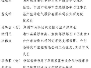 浙江公示全国“两优一先”拟推荐对象
