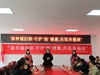 上饶市茶亭镇开展妇女节主题宣传活动
