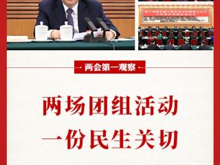 两会第一观察｜两场团组活动，一份民生关切