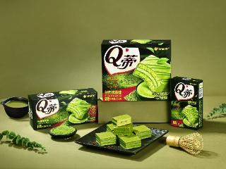 茶色生香，一抹清新 经典抹茶味Q蒂春日上新