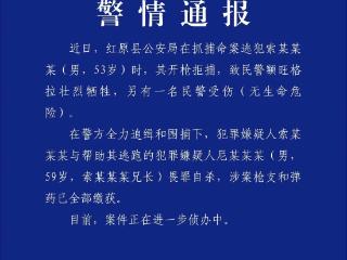 四川一民警抓捕命案逃犯时壮烈牺牲 两名犯罪嫌疑人畏罪自杀