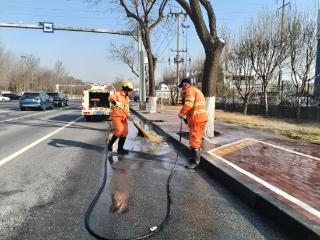 廊坊开发区：开展道路深度清洗 提升城区环境品质