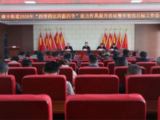 无棣县棣丰街道召开2026年“四学四比四提四争”能力作风提升活动暨年初亮目标工作会议