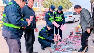 “巡防+宣防”守护群众“烟火气”——枣庄市山亭区开展巡逻防控安全宣传