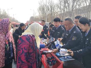 沿着黄河去普法——东营市垦利区开展“中国水周”法治宣传活动